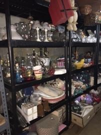good collection of glass ware 