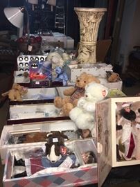 nice collection of collectible dolls, bears, toys,    and other great items