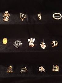  various assortment of fashion pins