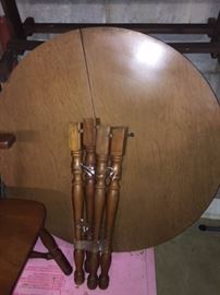 matching table to go with barrel chairs