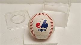 1987 Montreal Expos Team Signed JB Expos Baseball ...