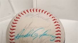 1987 Montreal Expos Team Signed JB Expos Baseball ...