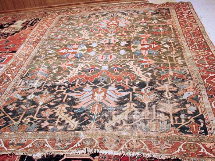 Antique persian rug, 9'3 x 11'3