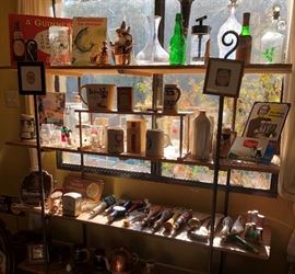 Beer Steins, Beer Taps, Beer Signs and more...Owner traveled to Germany for Cycling Competitions and Made his own Beer.