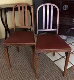 Vintage Folding Chairs 