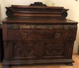 Antique Waterfall Buffet (work of art!)