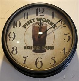 Irish Pub Clock 
