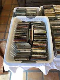 CDs, CD's and more CD's: Genesis, Pink Floyd, CCR,  The Who, Black Sabbath and so much more. 