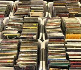 CDs, CD's and more CD's: Genesis, Pink Floyd, CCR, The Who, Black Sabbath, 50's, 60's, 70's and so much more.