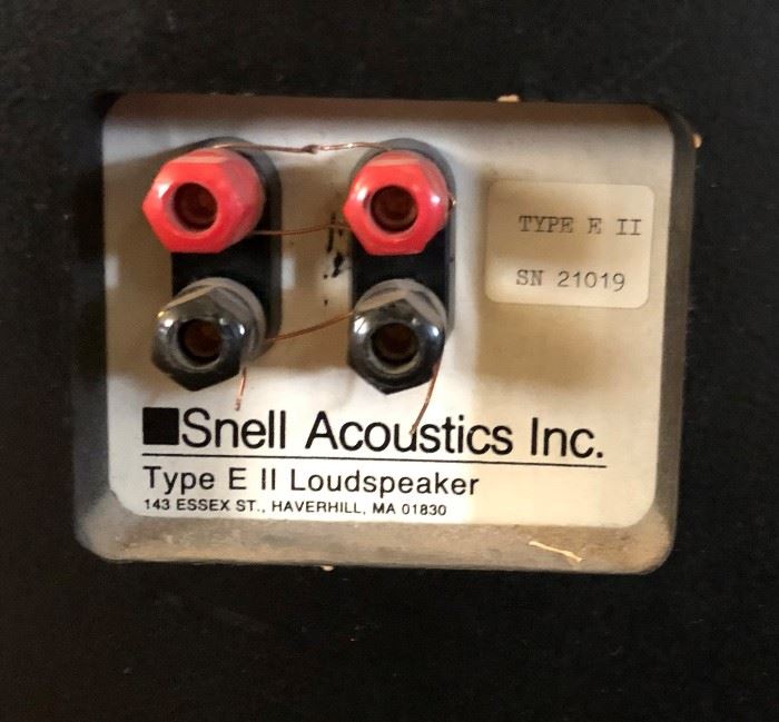 Snell Acoustics 