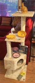 Kitty condo is SOLD - some cat bowls still available
