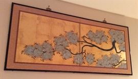 Japanese folding screen - 54" long