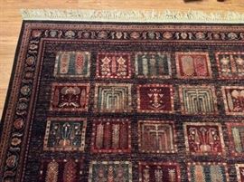 5.5 x 8 ft. rug with fringe