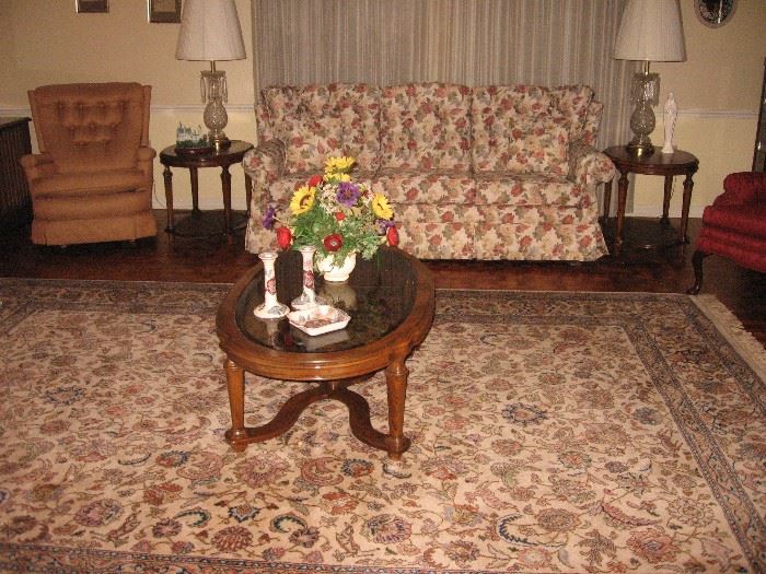Living Room: Lancer sofa, Ethan Allen coffee table