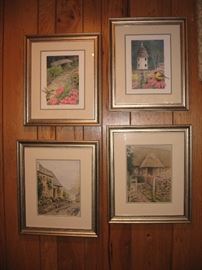 Judy Mizell framed numbered prints