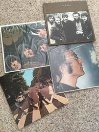 vintage Beatles vinyl