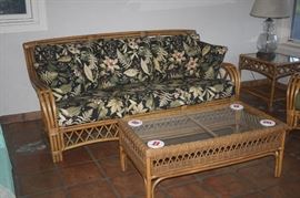 RATTAN SOFA