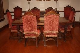 TURN OF THE CENTURY ~ ART NOVEAU (POSSIBLE Italian ) DINING tABLE