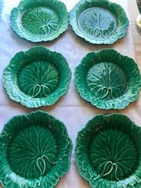 Wedgewood Majorca leaf plates (6)
