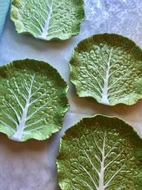 (8) cabbage plates made in Portugal