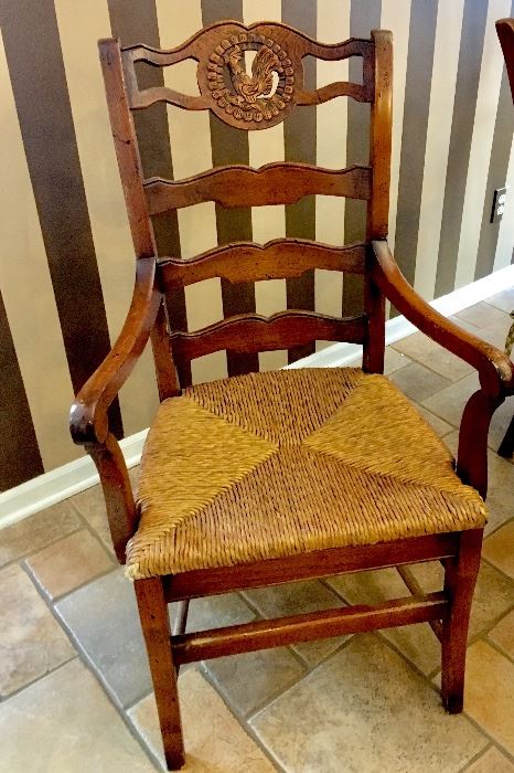 Rooster, county motif table and chair set