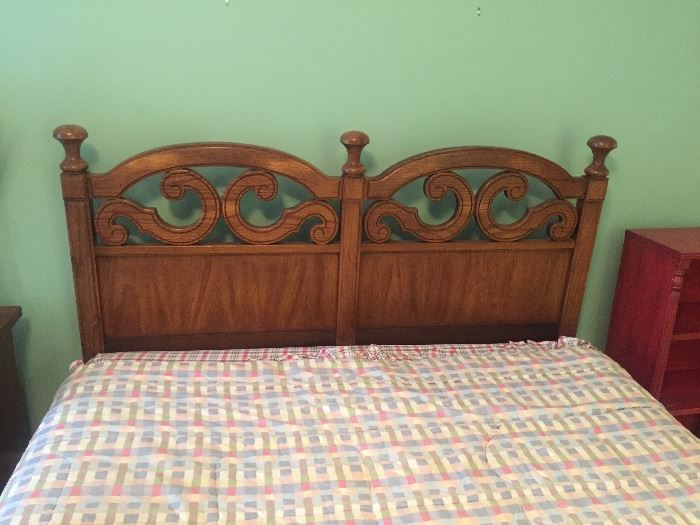 Queen Size bed frame - no mattresses 