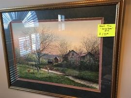 Robert Tino “Spring Fever” framed print
