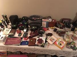 cameras, flashlights, miscellaneous