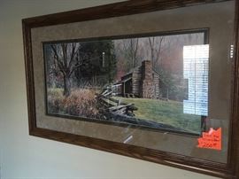 Robert Tino “Oliver’s Cabin” framed print