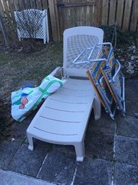 outdoor furniture, beach chairs