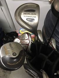 Callaway Diablo clubs, Callaway golf bag, Nicklaus driver