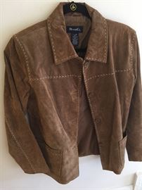 Women's clothing - leather jacket