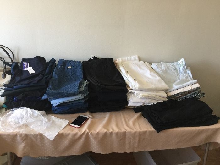 over 100+ pairs of pants (most size 10-14)