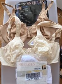 dozens of new undergarments! - These are a sample of many new bras from Barely Breezies and Bali (most size 38B)