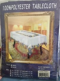 new tableclothes