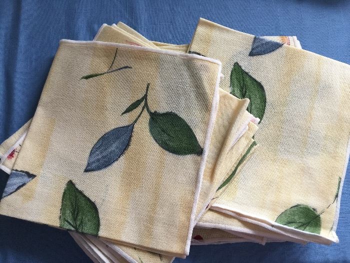 new cloth napkins- have several tablecloths that match these