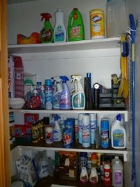 CLEANING SUPPLIES, FLASHLIGHTS