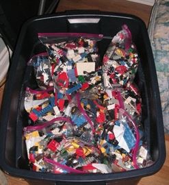 2lb bags of mixed Lego pieces - Unsorted