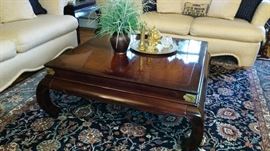 Finest Contemporary Solid Wood Coffee Table.