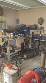 Work shop full of hand tools & more