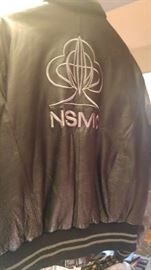 National Street Machines lifetime member leather motorcycle jacket