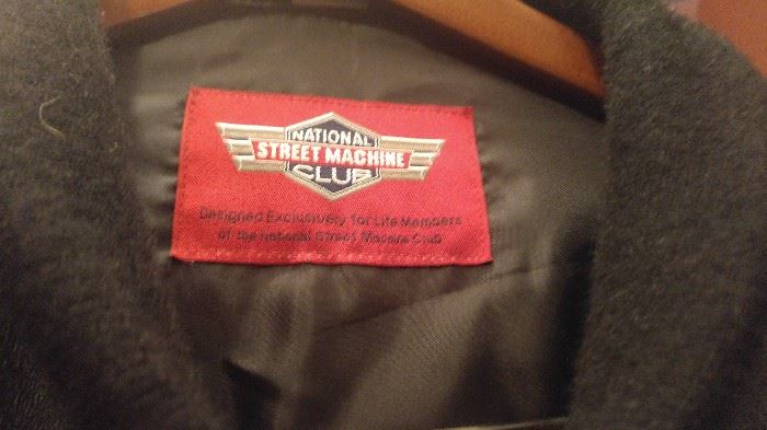 National Street Machines lifetime member leather motorcycle jacket