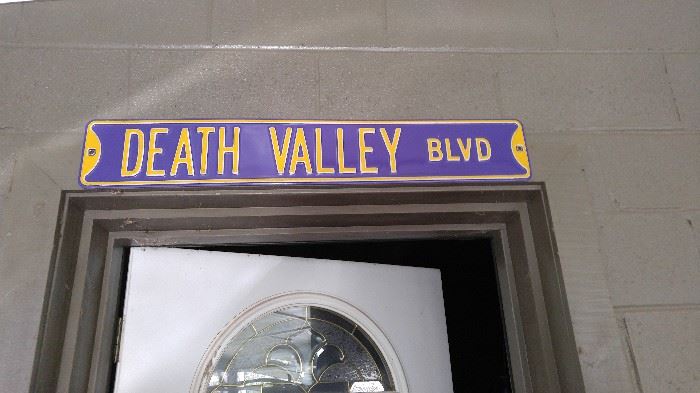 Death valley Blvd sign
