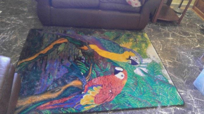 Parrot rug