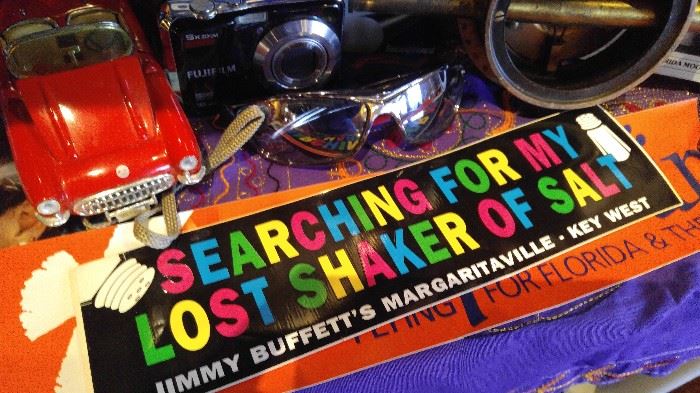 Vintage Jimmy Buffett bumper stickers