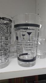 Vintage bartenders glass