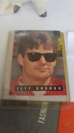 Jeff Gordon & other rookie race cards