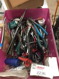 Tubs of tools