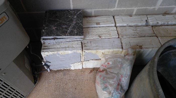  lots of glass block left over from making master bathroom shower