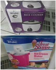 Rice cooker and ice cream maker